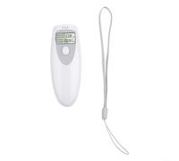 Minhe Alcootest numérique portable avec écran LCD, détection précise du taux d'alcoolémie 0,00-0,19 % et 0,0-1,9 g/L pour la sécurité routière, test rapide, blanc (emballage)