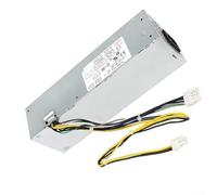 Minhe Bloc d'alimentation 255 W pour Dell OptiPlex 3020 7020 9020 T1700 SFF, adaptateur secteur ATX haute efficacité avec connecteurs 8 broches et 4 broches, boîtier en métal pour modèles YH9D7 FP16X
