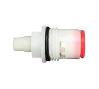 Minhe Cartouche de rechange pour robinet d'eau froide et chaude à poignée unique couramment trouvés dans les installations de plomberie domestiques (blanc)