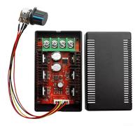 Minhe Contrôleur de vitesse de moteur DC 9-50 V 40 A 2000 W avec boîtier fermé pour moteur brossé, pour module de régulation PWM pour environnements difficiles et applications industrielles (B)