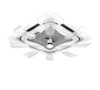 Minhe Déflecteur d'air central AC pour aérations de plafond, guide d'air réglable 8-9 pour éviter les courants d'air directs, diffuseur de système de refroidissement ABS blanc (B)
