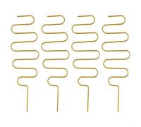 Minhe Élégant treillis en métal 4 pièces pour plantes grimpantes - Support fiable pour cultiver des plantes grimpantes à l'intérieur ou à l'extérieur (B)