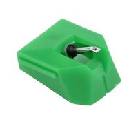 Minhe Elliptical VMN95E Stylet de rechange pour cartouches Audio-Technica AT-LP120X et VM95, boîtier en ABS et design en alliage d'aluminium pour une lecture de disques vinyle supérieure (vert)