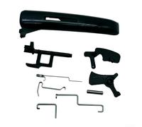 Minhe Ensemble de liaison de déclencheur et d'accélérateur pour tronçonneuses MS250 MS230 MS021, ensemble de pièces de rechange noires conçues avec précision pour une installation et un contrôle