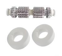 Minhe Ensemble de tube de roue et brosse pour robots de piscine Dolphin M400 CC Plus avec anneaux d'escalade 6101611-R4, composants en PVC robustes pour une escalade optimale sur le mur