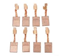 Minhe For-Makita CB-440 Kit de 8 balais de charbon 13 x 10 x 3 mm Compatible avec les pièces d'outils BHP458 BDF452 BHP454 DDF458 DHP458 BDF446 BHP446 DHP456