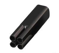 Minhe Gaine de câble thermorétractable 1 kV, rapport de rétrécissement 2:1, polyoléfine réticulée, joint d'isolation imperméable et résistant aux UV pour bornes de câble basse tension (4.3)