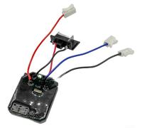 Minhe Interrupteur de commande à clé sans balais | Pas de soudure nécessaire pour les outils électriques à batterie au lithium | avec indicateur LED et bornes à connexion rapide (sans interrupteur)