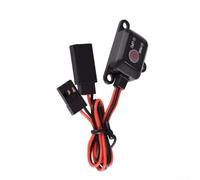 Minhe Interrupteur de commande d'alimentation RC pour voitures et hélicoptères à l'échelle 1/10 1/8, 4-12 V 10 A électronique avec protection basse tension 6,2 V