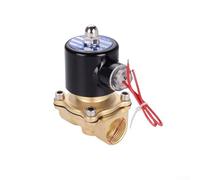 Minhe Interrupteur de commande d'électrovanne en laiton pour systèmes d'irrigation, diamètre de débit de 20 mm avec connexion G3/4, compatible avec DC12V/36W, DC24V/30W, AC220V/32VA, eau et air moyen
