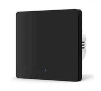 Minhe Interrupteur mural intelligent Zigbee 3.0 - Bouton poussoir 1 interrupteur - Pas de fil neutre nécessaire, AC 100-240 V, 7-300 W, ABS ignifuge, pour application Tuya et Smart-Life, commande