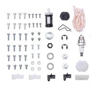 Minhe Kit de fixation pour tronçonneuse - Boulons et vis de rechange compatibles avec 024 026 034 036 MS260 MS360 MS460 MS660 Outils de coupe