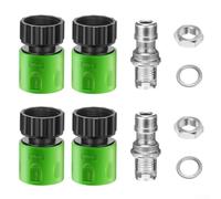 Minhe Kit de lavage pour tondeuse à gazon, adaptateur rapide et buses en acier inoxydable pour un nettoyage facile des tracteurs, coupe-cordes et souffleuses à neige, multi-usage