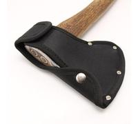 Minhe Lot de 2 fourreaux de hache en cuir de vachette avec passant de | Excellent pour protéger les lames de hache pendant le stockage et le transport. En cuir de vachette avec coutures renforcées.