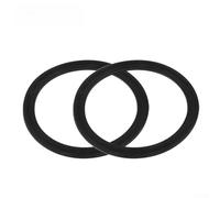 Minhe Lot de 2 joints de vidange en caoutchouc noir pour éviers de cuisine, anneaux d'étanchéité de 110 mm de diamètre extérieur 83 mm, rondelles étanches pour filtre et élimination des déchets