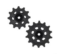 Minhe Lot de 2 poulies pour SRAM GX pour dérailleur arrière Eagle 12T + 14T de remplacement avec roue de guidage en plastique et roulements métalliques pour vélos