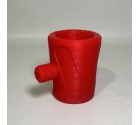 Minhe Masseur de pomme de douche pour homme avec filetage NPT standard de 1,27 cm pour une large compatibilité avec les tuyaux et un ajustement sûr (B-rouge)