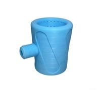 Minhe Masseur de pomme de douche pour homme avec filetage NPT standard de 1,27 cm pour une large compatibilité avec les tuyaux et un ajustement sûr (B-Bleu ciel)