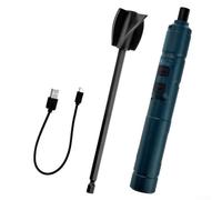 Minhe Mélangeur électrique pour résine, époxy, peinture - 250 tr/min sans fil - Outil de mélange de colle avec 4 tiges d'agitation en plastique - Batterie rechargeable 3,6 V 1300 mAh - Pour travaux
