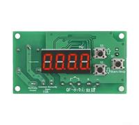 Minhe Module de compteur LED industriel à 4 chiffres avec sortie relais et rétention de mémoire, contrôleur de comptage numérique CC 12 V/24 V pour systèmes d'automatisation, fonctionnement à haute