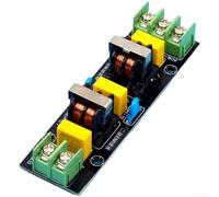 Minhe Module de filtre EMI pour alimentation AC 110-250 V, courant nominal 2 A-18 A, filtre anti-bruit EMC avec condensateurs X2 Y2, compatible avec les équipements d'automatisation industrielle (2 A)