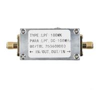 Minhe Module de filtre passe-bas 50 ohm RF 1 m 1 G pour applications radio jambon, options d'interface métallique disponibles (LPF-100MK)