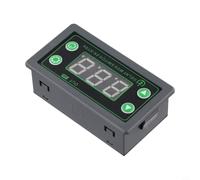 Minhe Module de temporisation 5-30 V avec commande d'électrovanne, sortie active double MOS 15 A pour moteur, pompe, bande LED, appareils CC - 79 x 46 x 26 mm