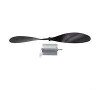 Minhe Petit kit de moteur d'éolienne pour salles de classe scientifiques, outil d'apprentissage pratique avec lumière LED et hélice de démonstration