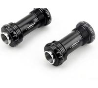 Minhe Pour pédalier fileté BSA pour cadres de vélo avec une largeur de coque de 68 à 73 mm et une broche de 24 mm, anneau adaptateur inclus pour compatibilité GXP