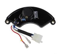 Minhe Régulateur de tension automatique monophasé pour générateurs diesel de 6 kW à 8 kW, maintient une sortie stable, coque en plastique noir, contrôle électromécanique, connecteur à 4 fils