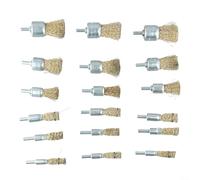 Minhe Solutions innovantes de brosse en acier inoxydable plaqué cuivre avec une tige fiable de 6 mm compatible avec la plupart des perceuses