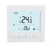 Minhe Thermostat de chauffage intelligent à écran tactile avec télécommande pour chaudière à gaz et systèmes de chauffage, contrôle par micro-ordinateur, matériau ABS (WATER)