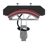 Minhe Transfert de chauffage 110 V/220 V pour presse à chaud, 14 x 8 cm, en aluminium, fer et silicone, compatible avec le transfert de logo frontal (UP)