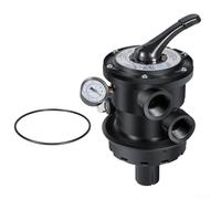 Minhe Valve multiport de rechange SP0714T 1,5" pour filtre à sable Hayward Pro Series Noir