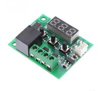 Minhe W1209 Contrôleur de température numérique | Thermostat 12 V avec écran LCD | Plage de -50 à 110 °C, carte de contrôle précise pour incubateur et CVC (bleu)