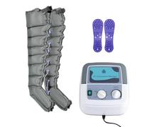 MINHUIJIHUI 8 Chambres Appareil De Massage à Compression d'air,Corps Complet Appareil Drainage Lymphatique,Appareils Circulation Sanguine Jambes, Pressotherapie Jambes Et Ventre,Pression RéGlable