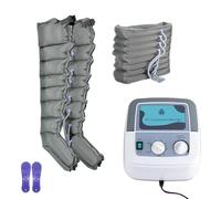 MINHUIJIHUI 8 Chambres Appareil De Massage à Compression d'air,Corps Complet Appareil Drainage Lymphatique,Appareils Circulation Sanguine Jambes, Pressotherapie Jambes Et Ventre,Pression RéGlable