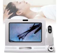 MINHUIJIHUI Détecteur de Cuir Chevelu et Testeur Folliculaire 50X/200X, Écran LCD 11 Pouces 32Go avec Zoom Numérique, Enregistrement Vidéo et Analyse Comparative pour Cliniques Capillaires