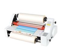 MINHUIJIHUI Plastifieuse Professionnelle Machine à Plastifier Rapide 1.1m/Min - Rouleaux Silicone DéTachables - SystèMe Anti-Bourrage - éCran NuméRique - Parfait pour Cartes/Menu/DiplôMes