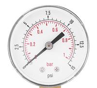 Mini 0-15Psi, manomètre 0-1Bar, compteur de pression d'eau pour instrument à cadran, pour l'eau pour l'air
