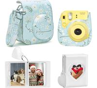 Mini 12 Camera Case Cover Case for Fujifilm Instax Mini 12 Camera Travel Bag with Shoulder Strap and Photo Album PU Leather Protective Case for Fujifilm Instax Mini 12