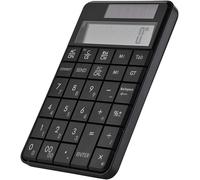 Mini 2.4G Clavier Pavé Numérique Usb Sans Fil 2 En 1 Clavier Numérique De 29 Clés Et Calculatrice Avec L'Affichage À Cristaux Liquides