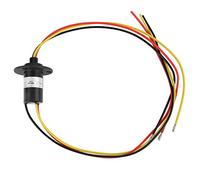 Mini 3 Fils Conducteurs Circuits Bague Collectrice, 250RPM 0-600V 15A Anneau Collecteur de Puissance pour le Générateur D'énergie Èolienne