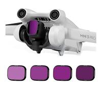 Mini 3 ND Filter Set, Drone Camera Lens Polarizing Filter for Mini 3 Pro SE Drone Accessories 4 Pack Aluminum Alloy Frame (ND8 ND16 ND32 ND64)