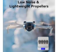Mini 3 Pro Hélices ¿ Protections De Pales Support D'hélice Stabilisateur Pieds De Train D'atterrissage Pieds D'extension Pliables Kit De Protection Pour Dji Mini 3/3 Pro Drone