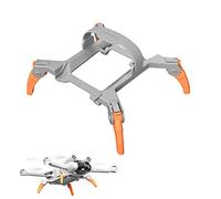 Mini 3 Pro Train d'atterrissage, Drone Train d'atterrissage pliable, 30mm Élévateurs Extension Landing Gear pour DJI Mavic Mini 3 Pro, Accessoires de Drone (gris+orange)