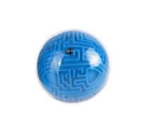 Mini 3D Magic Maze Puzzle Ball Cube Globe Globe Sphere Bulk Labyrinth Toys Brain Teaser Game Learning Education Puzzle Toys Gifts Red (Easy)