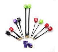 Mini 4 antenne 5,8g 2,8dbi RHCP sma/rp-sma/mmcx/antenne ufl pour drones de Course émetteur récepteur rc (Long SMA Noir)