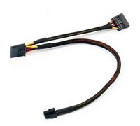 Mini 6Pin to 15Pin X2 SATA Power Cable Cord for DELL Vostro 3650 3653 3655 Desktop Computer HDD SSD Expansion Cable