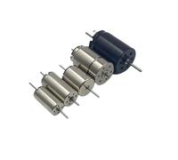 Mini 8mm/10mm/12mm/15mm/17mm Coreless Motor DC6V~12V High Speed Electric Engine Dual 1mm/1.5mm Shaft For Car Railway Train Model(816 18000rpm)